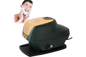 DHASUWT New Hot Lather Machine for Barbers, with 260ML Lather Container Barber Shop Heated Beard Cream Dispenser, Household Heated Shaving Cream Dispenser (US Plug 110V)