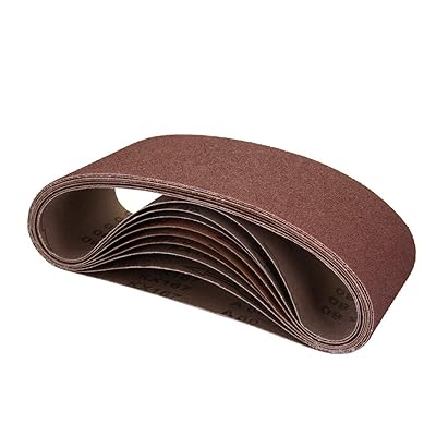 Buy Powertec 4 X 24 Inch Sanding Belts Aluminum Oxide Sanding Belt Assortment 3 Each Of 60 80 1 150 240 400 Grits Premium Sandpaper For Portable Belt Sander 18 Pack Online In Indonesia B07qv98klz