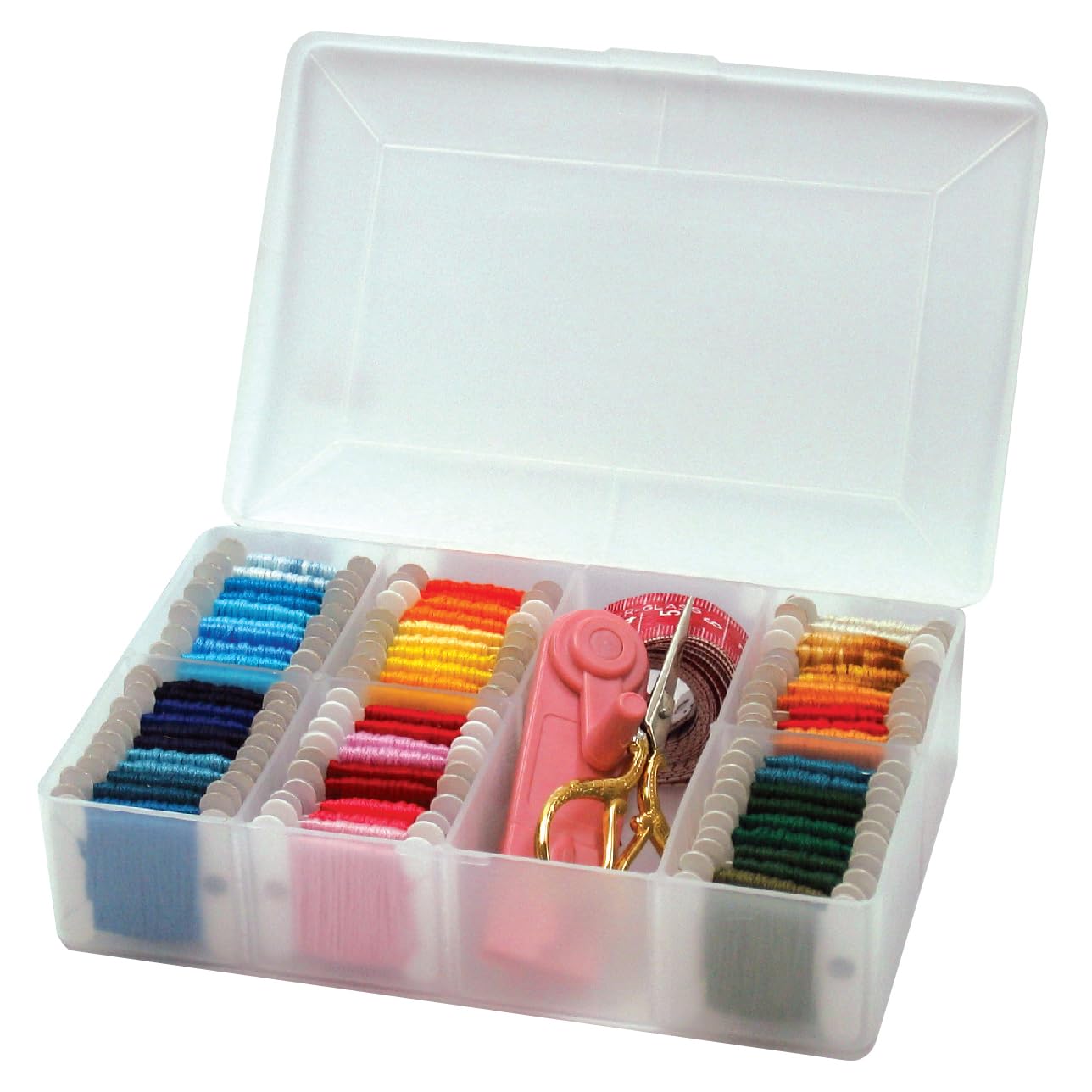Hemline Embroidery Floss Thread Box Medium H3003.M