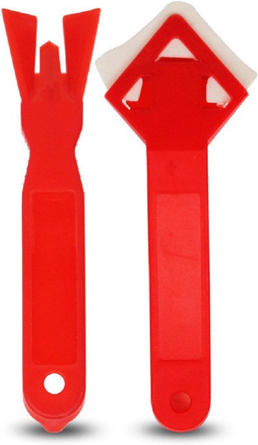 Chamtlnr 2Pcs Silicone Caulking Tools, Cement Caulk Removal Tool, Seam