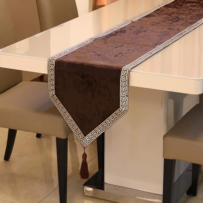 FCSFSF Color Sólido Corredores De Mesa,Multi-tamaño Elegante Corredores