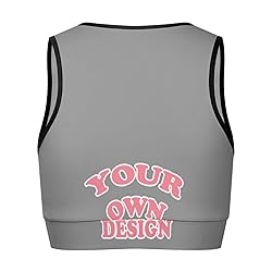 Custom Bras for Women Personalized Crop Tops with