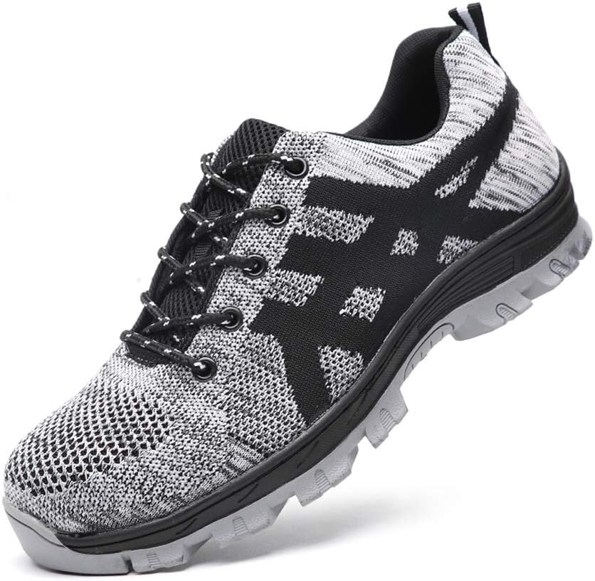 Safety Shoes for Men Women Steel Toe Caps Trainers Lightweight Work Shoes Breathable Industrial Protective Sneakers