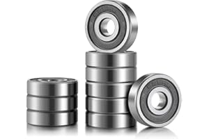 Donepart 625-2RS Ball Bearings - C3 High Speed - 5mm ID, 16mm OD, 5mm Width Miniature Bearings for Electric Motors, Wheels, Pool Pumps, Spinners (10 Pack)