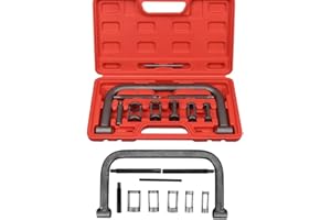LUCKY SEVEN Valve Spring Compressor, Auto Compression Clamp Tool Service Kit for ATV, Car, Motorcycle,Small Engine Vehicle Equipment,Valve Spring Compressor ToolsAutomotive Tool C Clamp Service Set,10 Pcs