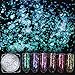 NICOLE DIARY Nail Iridescent Flakes Chameleon Sequins Paillette Transparent Manicure Nail Art Decoration 9 Colors