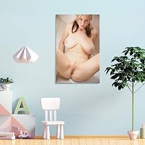 Amazon.com: ODOD Blonde Girl Porn Posters Naked Women Boobs Poster ...