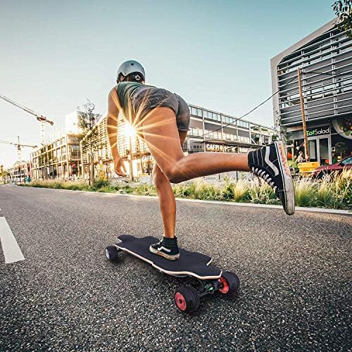 YVSoo Skateboard Électrique Longboard Électrique de 4 Niveaux de