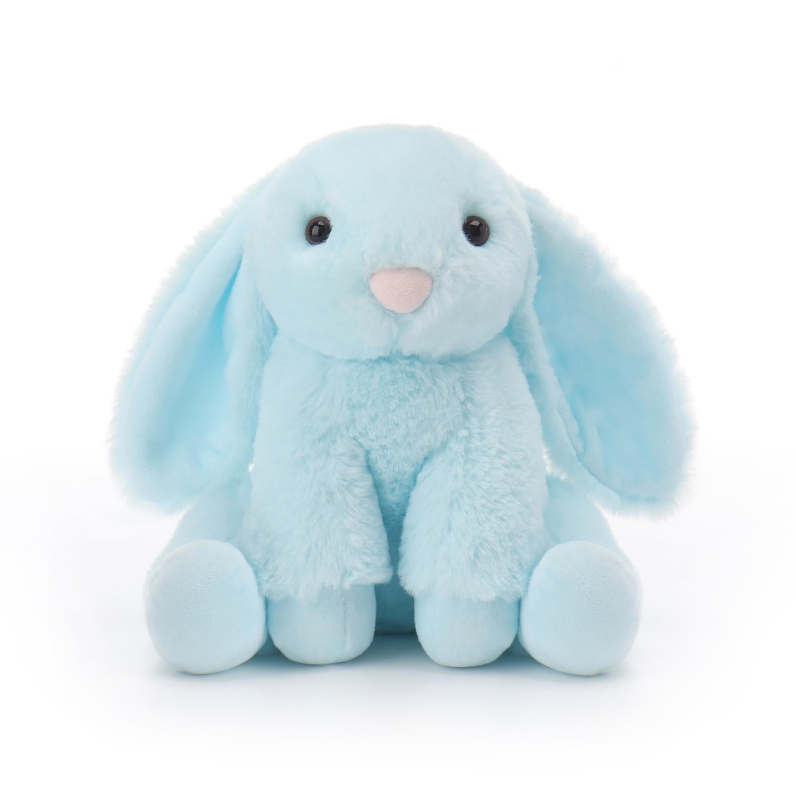 Apricot Lamb Soft Toys Plush Light Blue Bunny Rabbit Stuffed Animal with Fluffy Soft Ears (Light Blue Bunny, 8 Inches)