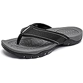 KIIU Mens Thong Sandals Indoor and Outdoor Beach Flip Flop