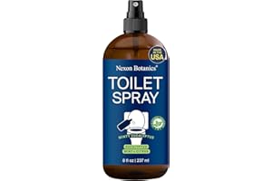Minty Eucalyptus Toilet Spray 8 fl oz - Bathroom Air Freshener Spray and Travel Size - Eucalyptus, Mint, and Citrus - Nexon Botanics