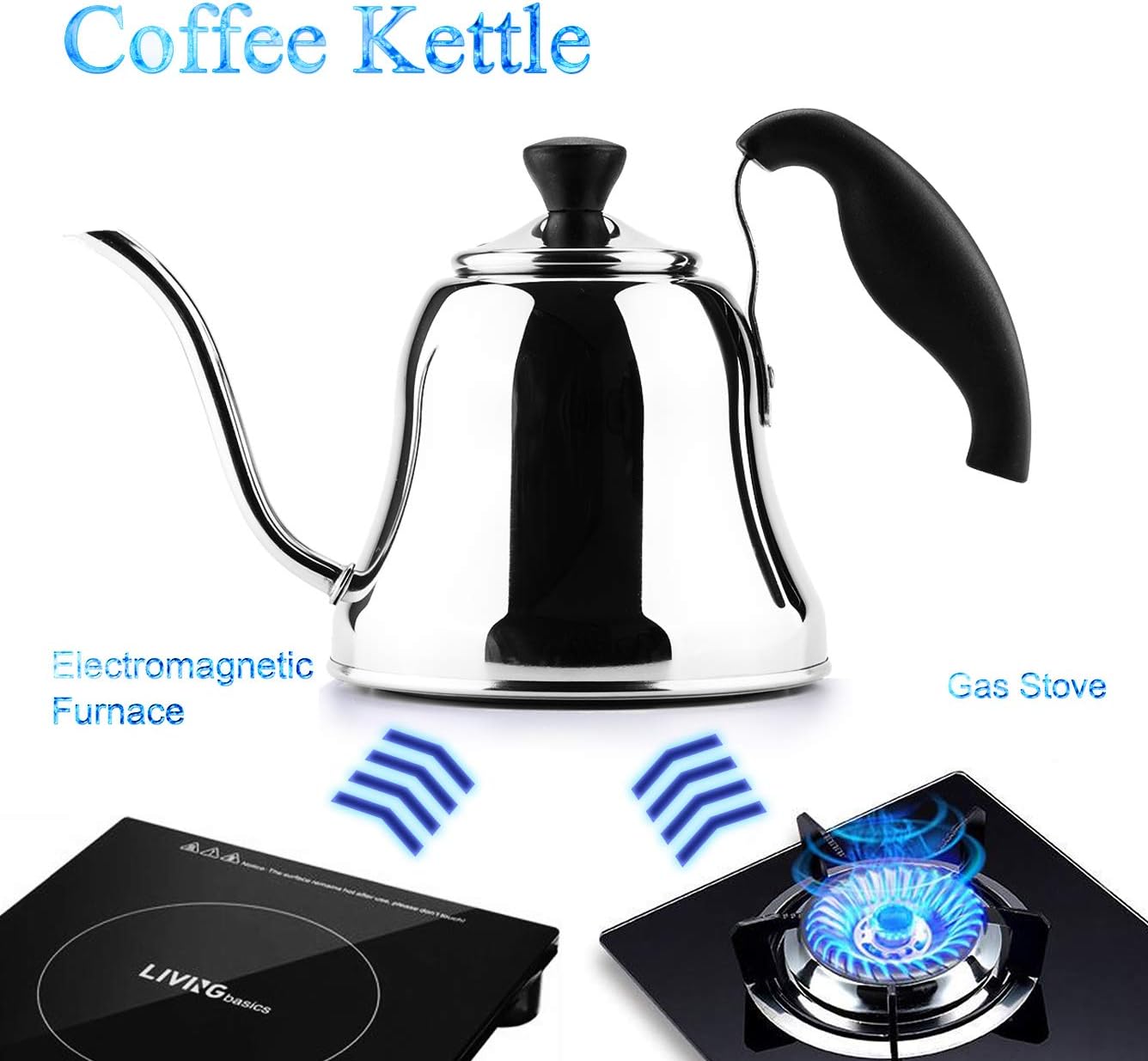Chefbar Tea Kettle Gooseneck Coffee Kettle Pour Over Coffee Kettle