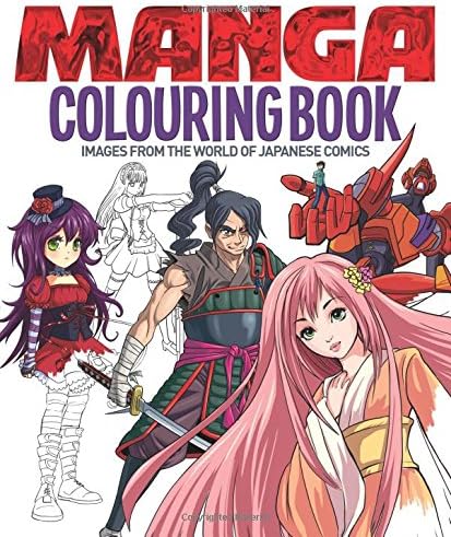Manga Colouring Book (Colouring Books) Paperback – 15 Jun. 2015