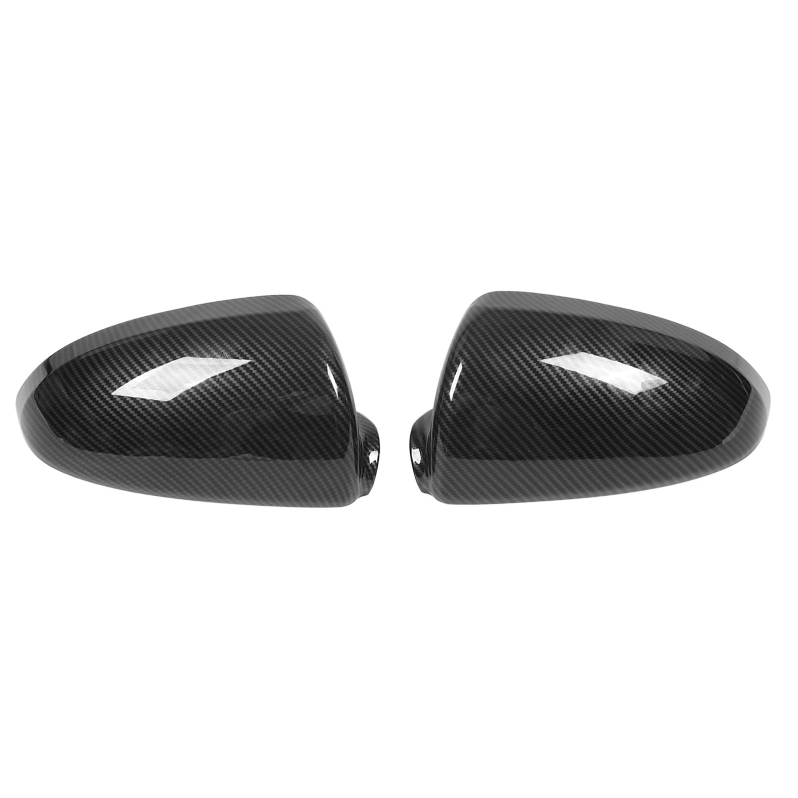 Photo 1 of Keenso Exterior Rear View Mirror Housing Carbon Fiber Door Side Mirror Covering Replacement for Fortwo W451 2009?2015 Car interior and exterior modification