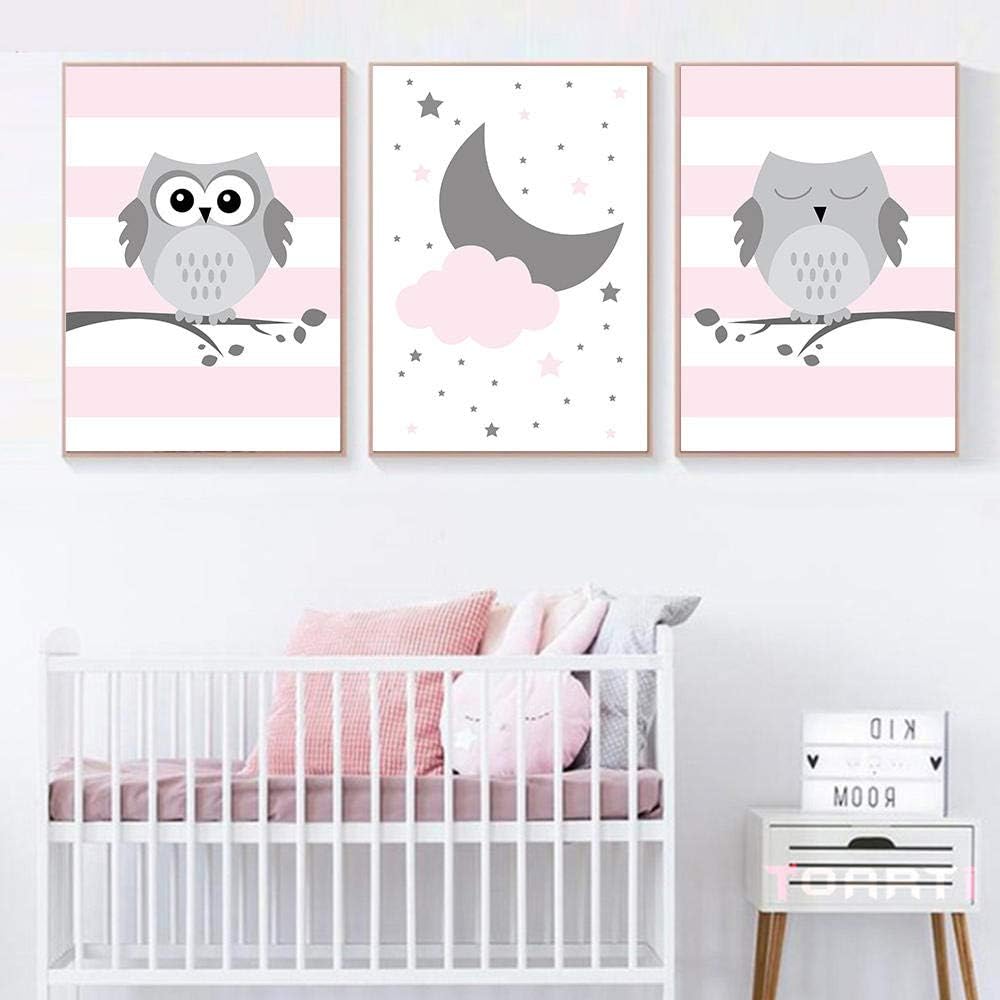 owl canvas art for nursery