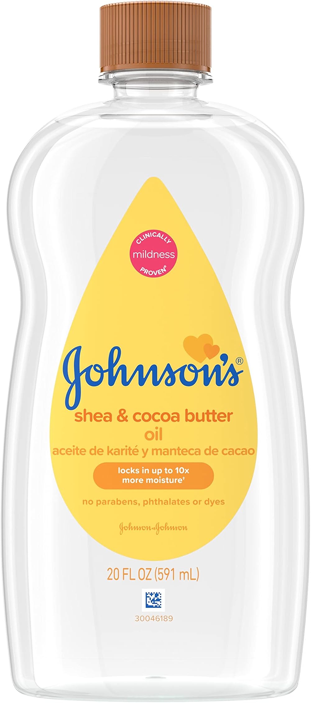 Johnson's Baby Oil With Shea & Cocoa Butter 20 Fl Oz