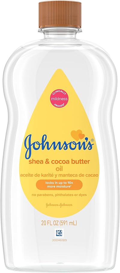 Johnson's Baby Oil With Shea & Cocoa Butter 20 Fl Oz