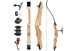 SINOART Topbows 68" Takedown Recurve Bow Adult Archery Competition Athletic Bow Weights 18 20 22 24 26 28 30 32 34 36 LB Right and Left Hand Archery Kit for Outdoor Training Shooting