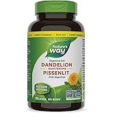 Nature's Way Dandelion Root - Digestion Supplement – Diuretic Laxative - Non-GMO Verified - 180 Vegetarian Capsules, Value Si