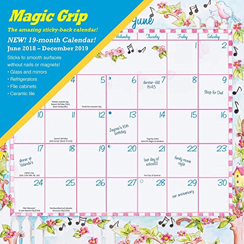Joyful Seasons Magic Grip Wall Calendar, Nature by Calendar Ink