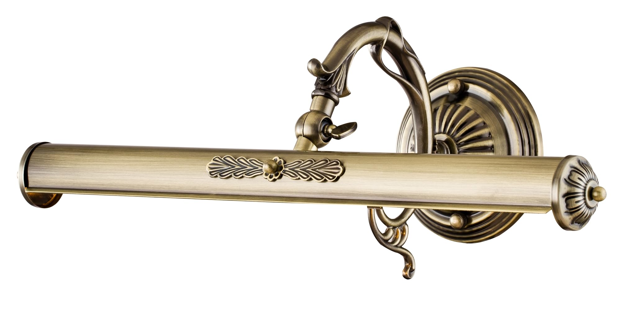 MAYTONI DECORATIVE LIGHTING Classic Wall Light, Lamp for Picture, Art, Photo Display, Metal Frame in Antique Brass, Adjustable arm, Classic Vintage Design, 2 Bulbs E14 25W 220-240V not incl