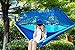 Camping Hammock with Mosquito Net - Lightweight Nylon Portable Double Parachute Hammocks including Suspension Strap,for Indoor,Outdoor,Hiking,Camping,Backpacking,Travel, Beach, Backyard
