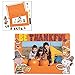 Thanksgiving & Autumn Themed Craft Kits | Peanuts Thanksgiving Picture Frame Magnet Craft Kit, Turkey Making Kit, Foam Cornucopia Door Sign Craft Kit & Tree of Thanks Kit | Holiday Family Activities.