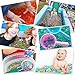 Water Beads 2.5lb (100,000 Beads), Non-Toxic Jelly beads for kids Summer Pool Parties, Sensory Toys, Plants, Vase, Spa Refill, Wedding and Home Decor, 9 Colors O&O smart Transparent Soft Beads