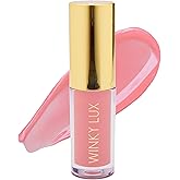 Winky Lux Passion Very There Lip Oil - Hydrating Baby Pink Tint with Jojoba Oil, Non-Sticky Glossy Lip Oil, Tinted Pink Gloss for Juicy Lips & Soft Vanilla Scent