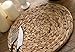 Creative Tops 12-inch Round Natural Water Hyacinth Weave Placemats Tablemats, Set of 4