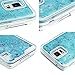 Super Samsung Galaxy Diamond Cases,DStores® Samsung Galaxy Diamond CasesBlue Galaxy S5 Case Dynamic Water Liquid Floating Star Glitter Quicksand Clear Hard Glitter Sparkle Hybrid Bumper Case Cover for
