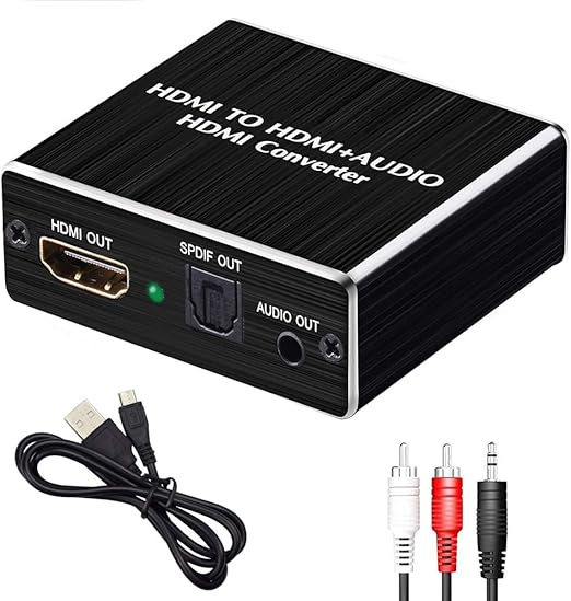 HDMI Audio Splitter, Snxiwth 4K30Hz HDMI Audio Amazon.co.uk Electronics
