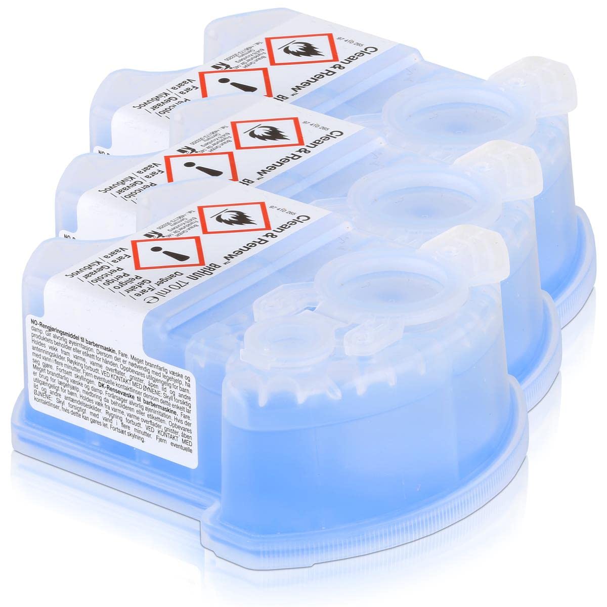 Braun CCR Clean and Renew Refill Cartridges, Lemon Fresh Formula, 3 Pack