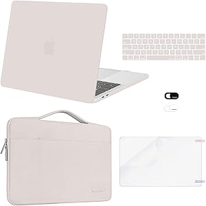 MOSISO Compatible with MacBook Pro 13 inch Case 2016-2020 Release A2338 M1 A2289 A2251 A2159 A1989 A1706 A1708, Plastic Hard Shell Case&Bag&Keyboard Skin&Webcam Cover&Screen Protector, Rock Gray