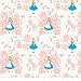Disney Alice in Wonderland Golden Afternoon Toile In Pink Blush Fabric From Camelot By the Yard