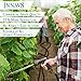 INNAV8 Expandable Garden Hose 25 FT - Lightweight, No-Kink Flexible Garden Hose, Brass Shut Off Valve - Super Strong Latex Rubber Core, Thick Fabric Cover - Expandable Water Hose 25FT Pocket Hose