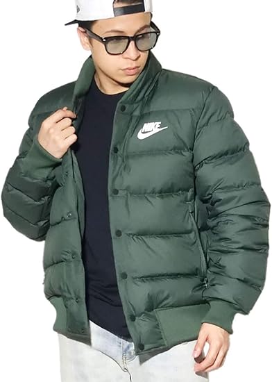 Amazon ナイキ 中綿 ダウンジャケット メンズ 防寒アウター 軽量 スタンドネック グリーン 9219 Xxl 並行輸入品 コート ジャケット 通販