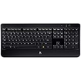 Logitech Wireless Illuminated Keyboard K800, Computer Keyboard Wireless, Desktop Keyboard (Renewed)