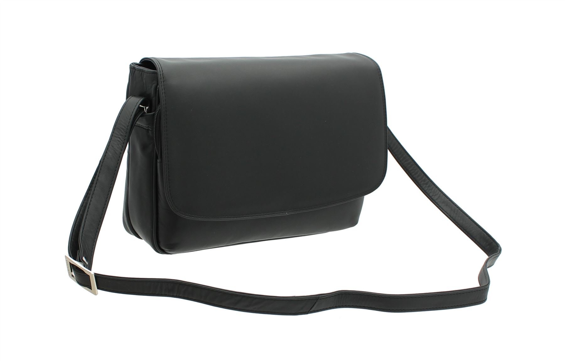 VISCONTI Leather Handbag Style 03190 Black