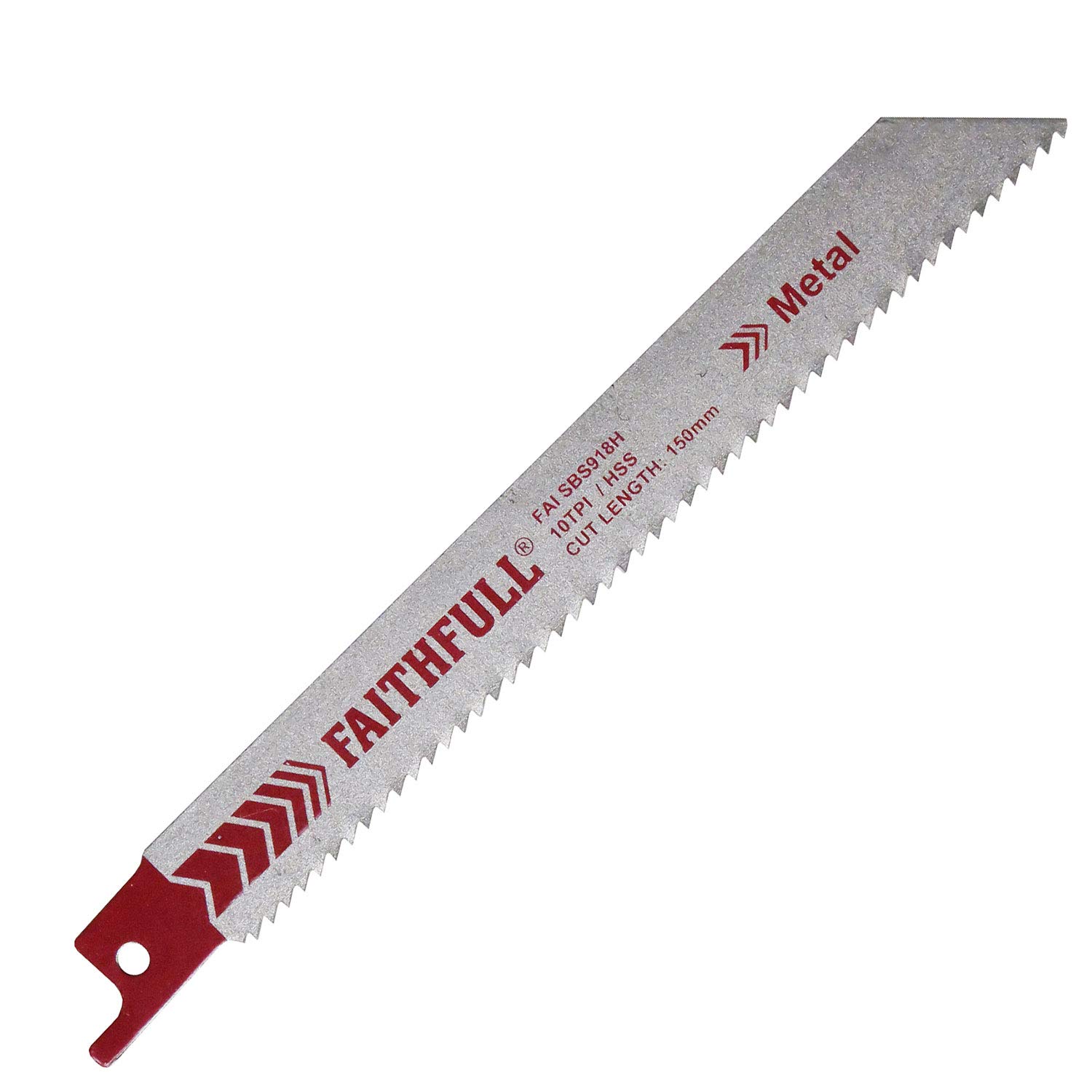 Faithfull SBS918H Sabre Saw Blades - Metal (Pack of 5)
