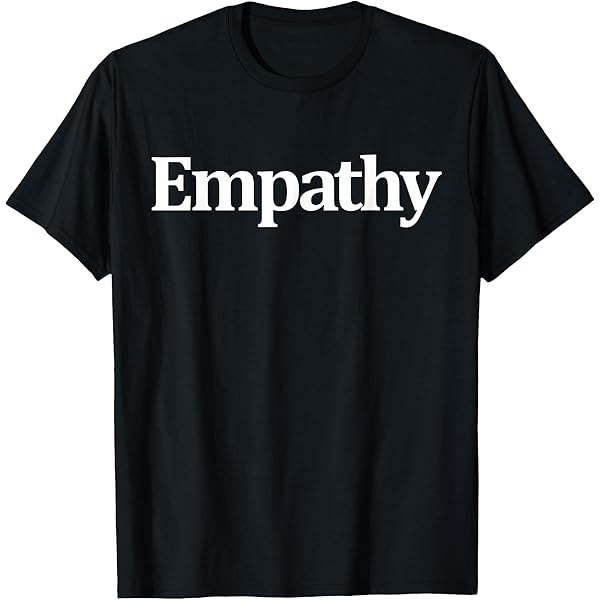 Amazon.com: Choose Empathy Black X-Small Classic Fit Crew Neck T