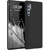kwmobile Case Compatible with TCL 20 Pro 5G Case - Soft Slim Protective TPU Silicone Cover - Black Matte