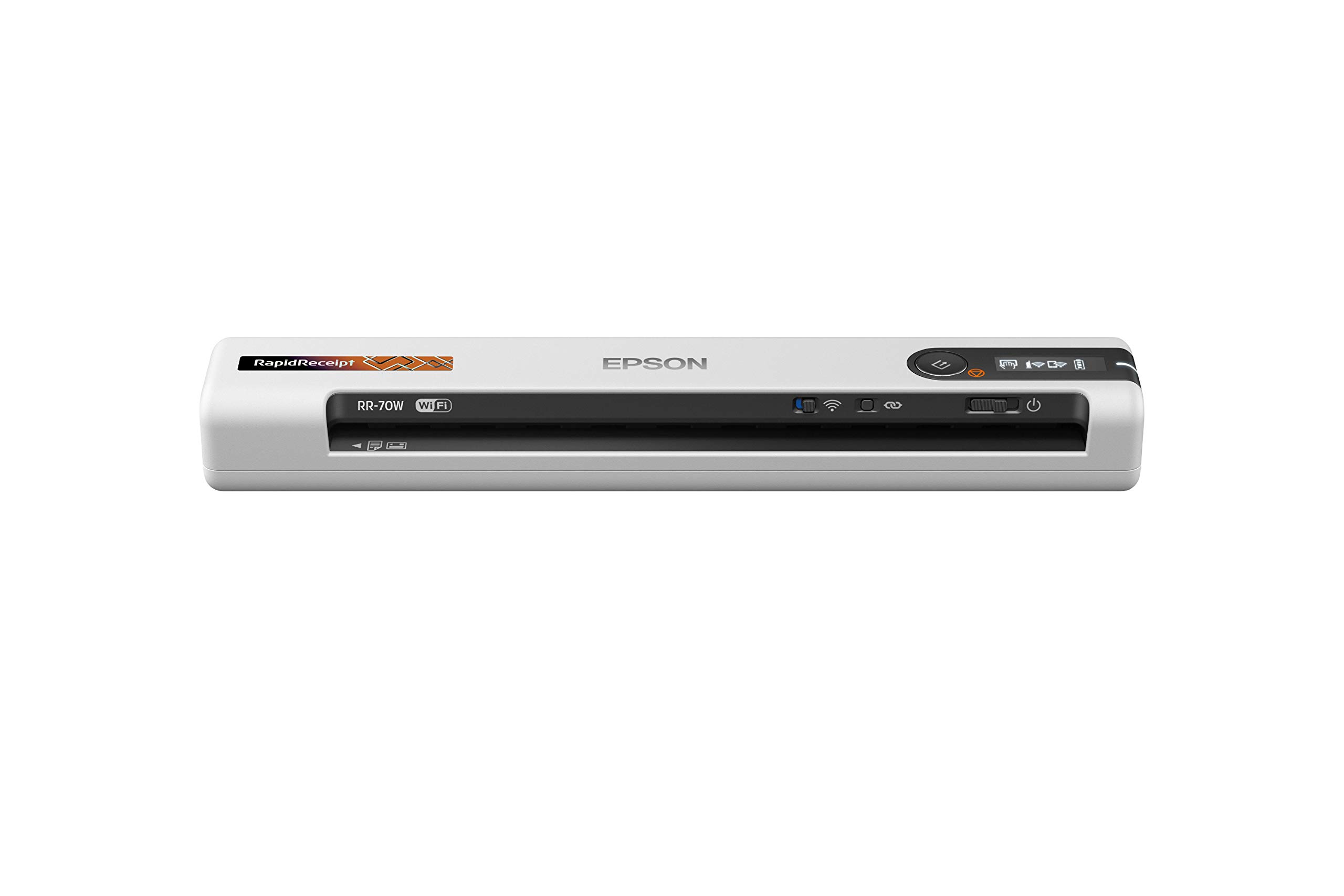 Epson RapidReceipt RR-600W Wireless Desktop Color Duplex Receipt and Document Scanner Bundle with Epson RapidReceipt RR-70W Wireless Mobile Receipt and Color Document Scanner