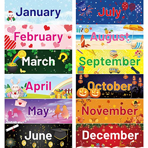12 Months of the Year Bulletin Board Set