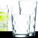 16-piece Elegant Eclipse Glassware Set - 8 Cooler Glasses and 8 DOF Glasses, Drinking Glasses Set of 16