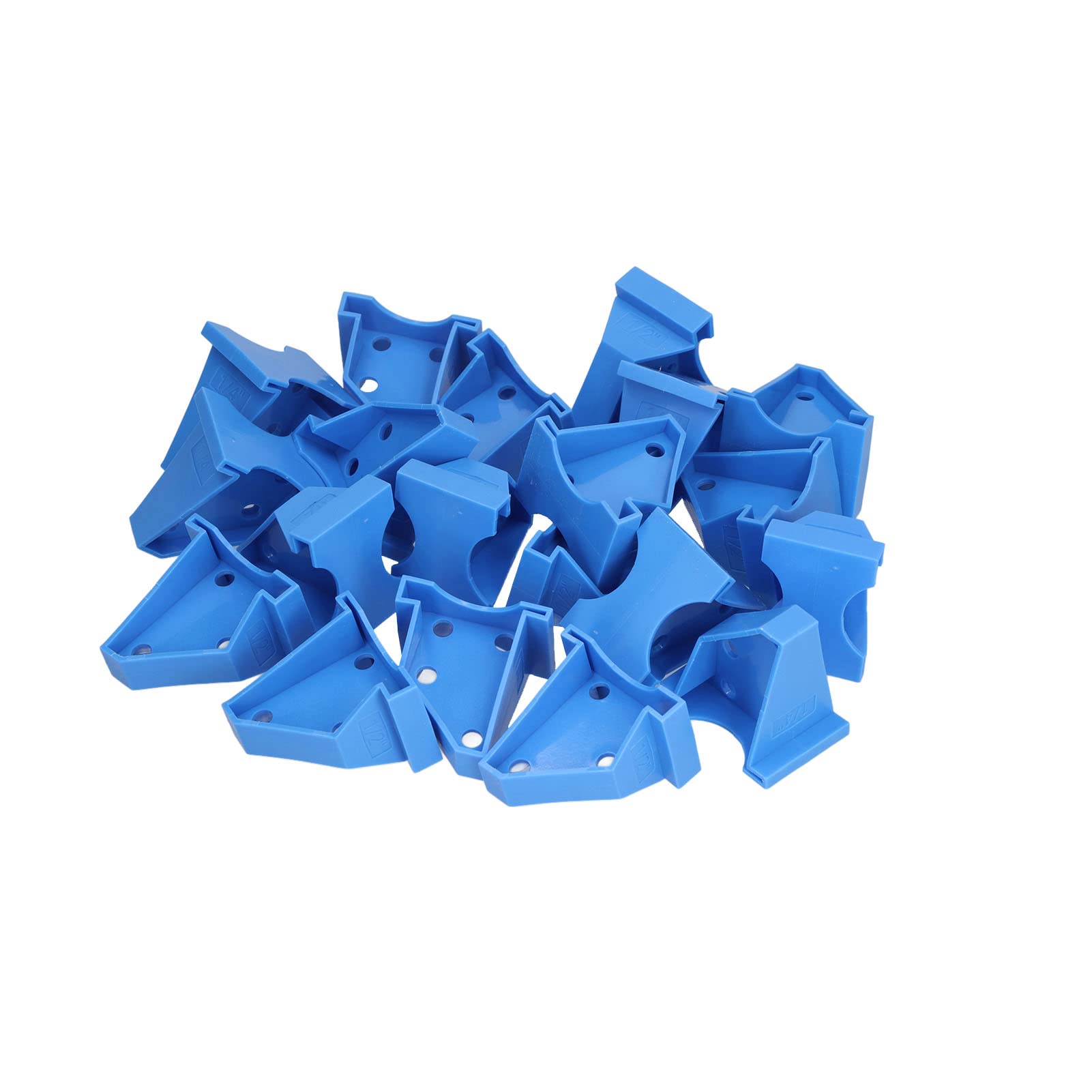 Hoopoocolor 20 Pieces Floor Spacers, 1/4" and 1/2" Gaps, ABS Triangular Construction Strong and Non Deforming, Firm and Non Slip Suitable for Laminated Wood Floors