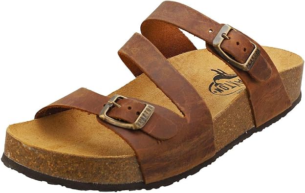 tan walking sandals