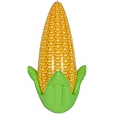 Beistle 24" x 13" Plastic Inflatable Corn Cob for Farm Theme Decorations, Autumn Harvest Fall Party D&eacute;cor and Supplies