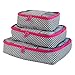 Travel Packing Cubes Set (3 Piece), Ideal for Travel and Closet Organizer