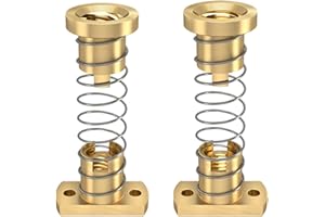 XIRBBO 2pcs T8 Anti Backlash Spring Loaded Nut Elimination Gap Nut Z-axis for Upgrade Ender 3 Ender 3s Ender 3 Pro V2 CR-10 Tornado 3D Printer 8mm Acme Threaded Rod